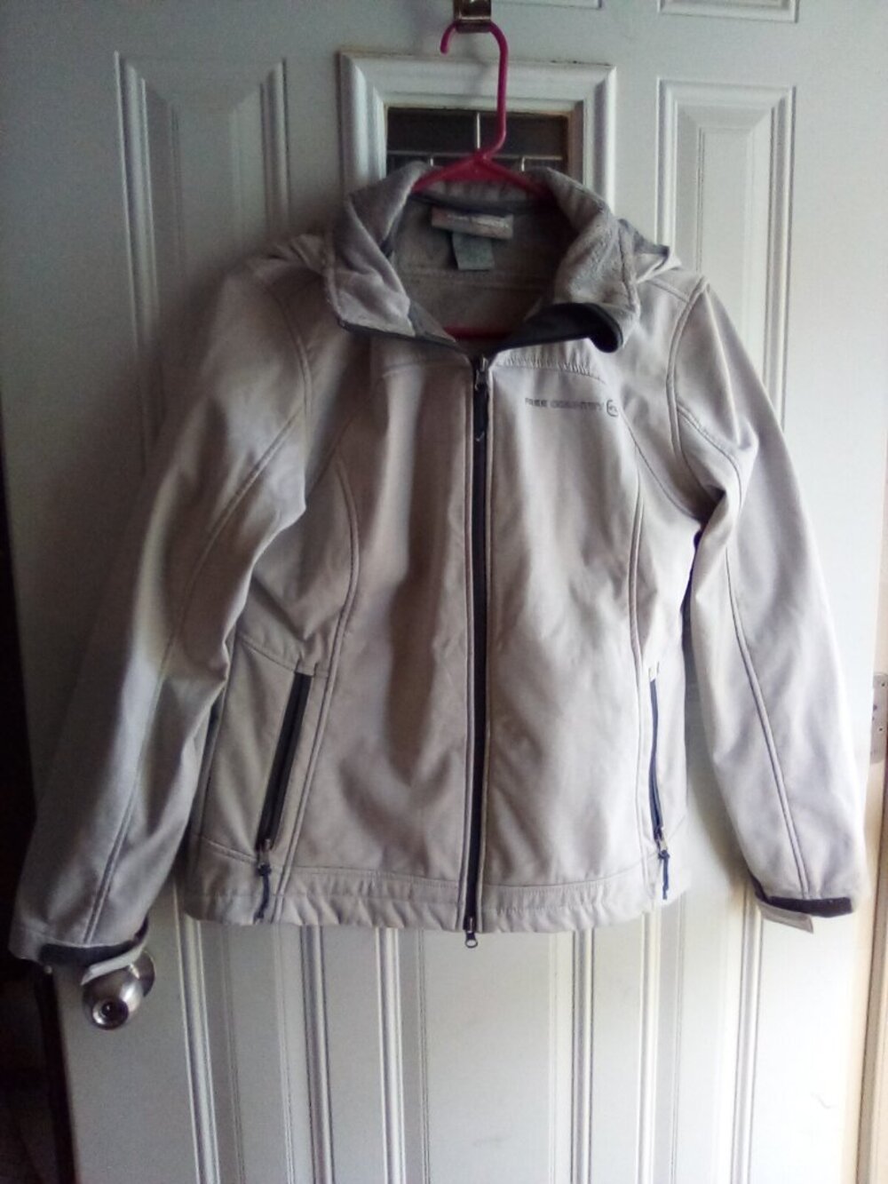 Free Country Hooded Softshell Faux Fur Lined Jacket